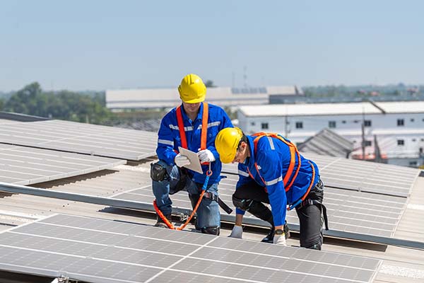 Warehouse solar panels Manchester for commercial buildings